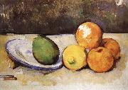 Paul Cezanne and fruit have a plate of still life Spain oil painting artist